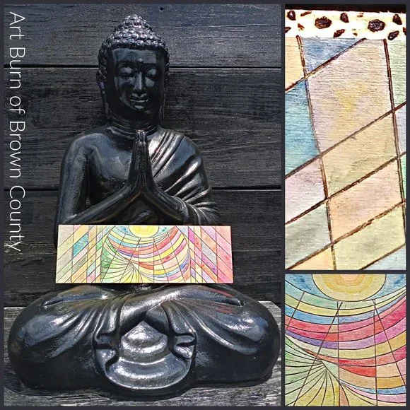🎨ArtBurn Of Brown County - Kaleidoscope of my mind! - Picture 1 of 4